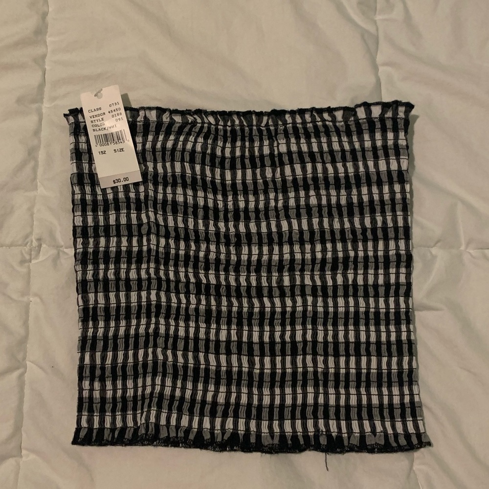 Plaid Crop Top